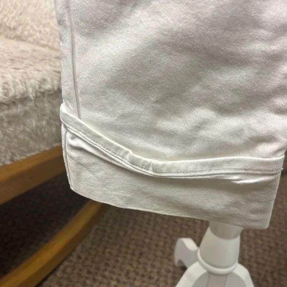 Hudson Jeans Women's Cropped White Denim - Picture 7 of 7